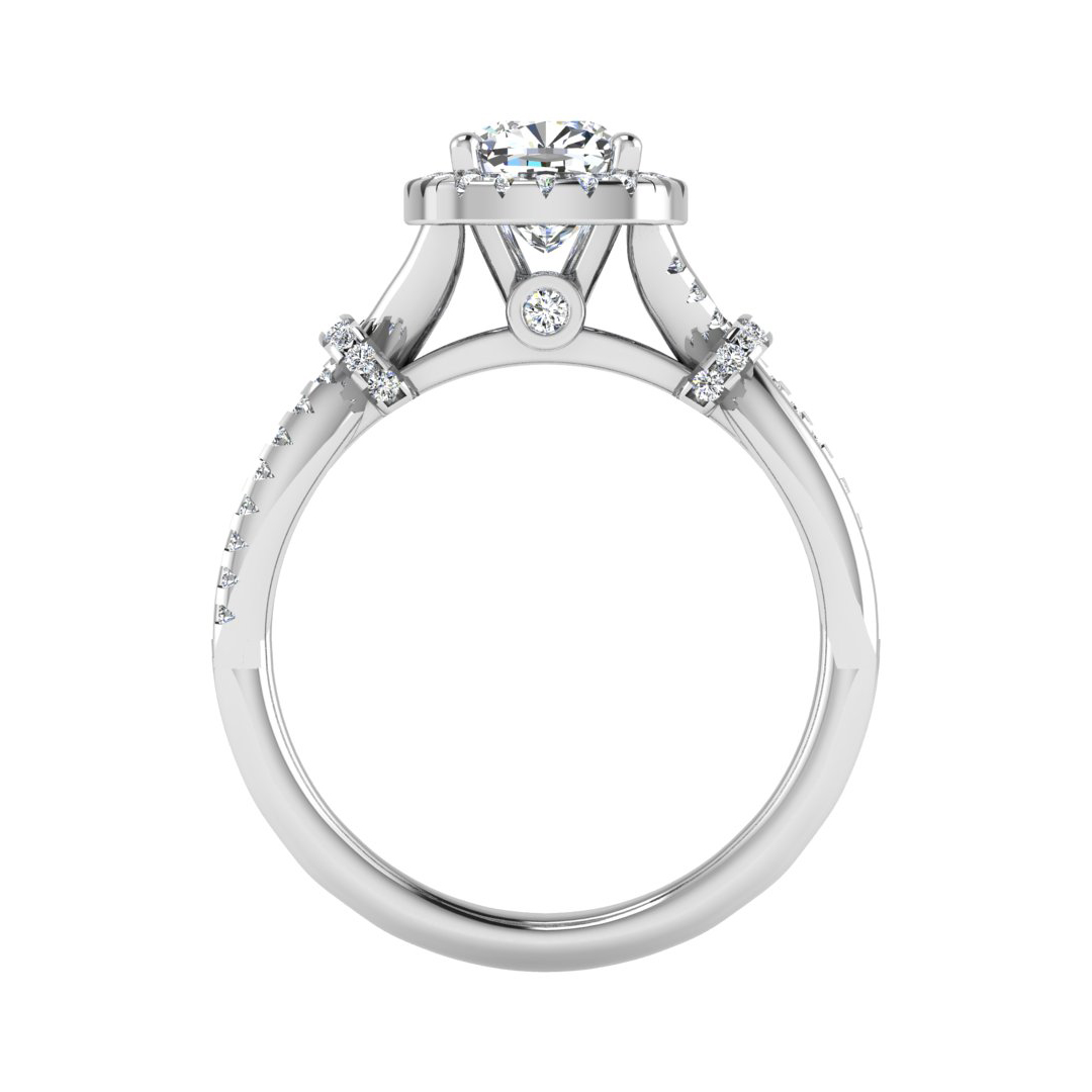 Adelynn Halo Engagement Ring